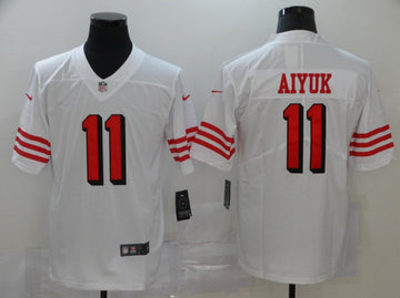 Brandon Aiyuk San Francisco 49ers white jersey