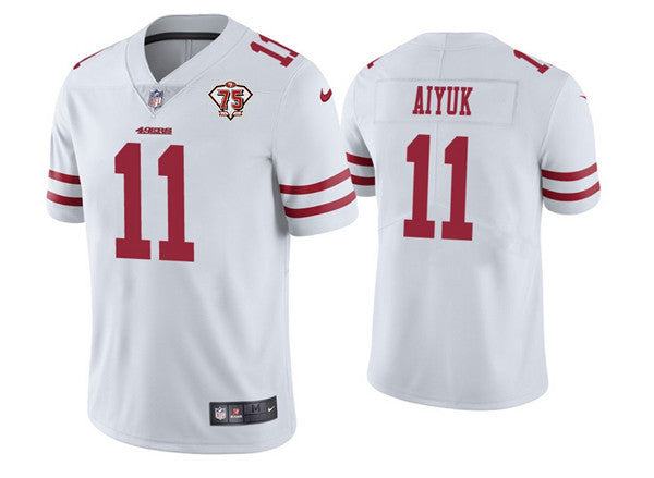 Brandon Aiyuk San Francisco 49ers white jersey