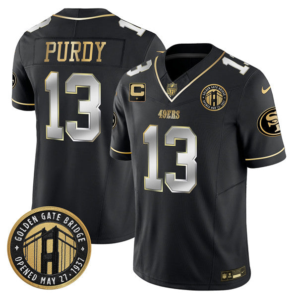 Brock Purdy San Francisco 49ers black FUSE jersey