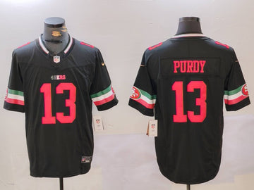 Brock Purdy San Francisco 49ers black FUSE jersey