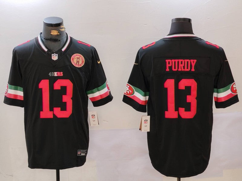 Brock Purdy San Francisco 49ers black FUSE jersey