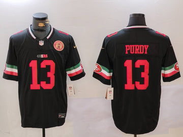 Brock Purdy San Francisco 49ers black FUSE jersey