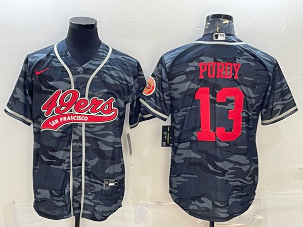 Brock Purdy San Francisco 49ers grey Camo jersey