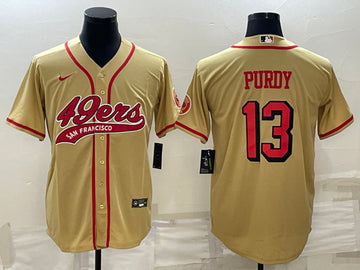 Brock Purdy New San Francisco 49ers gold jersey