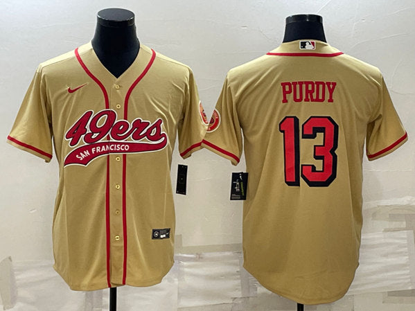 Brock Purdy New San Francisco 49ers gold jersey