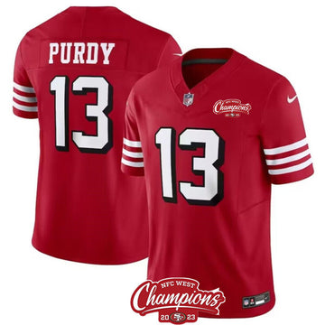 Brock Purdy San Francisco 49ers red FUSE jersey
