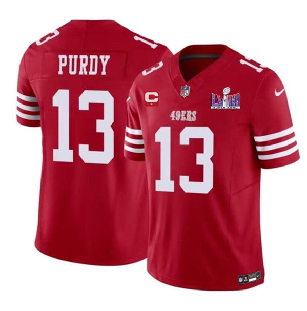 Brock Purdy San Francisco 49ers red FUSE jersey