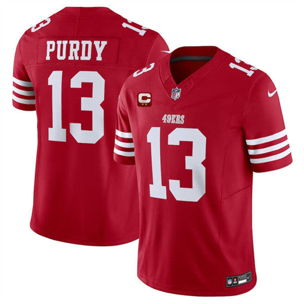 Brock Purdy San Francisco 49ers red FUSE jersey