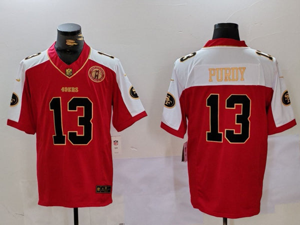 Brock Purdy San Francisco 49ers red FUSE jersey