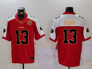 Brock Purdy San Francisco 49ers red FUSE jersey
