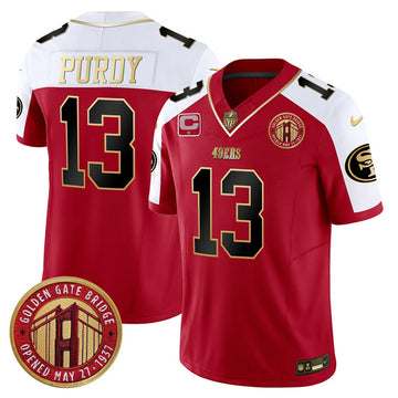 Brock Purdy San Francisco 49ers red FUSE jersey