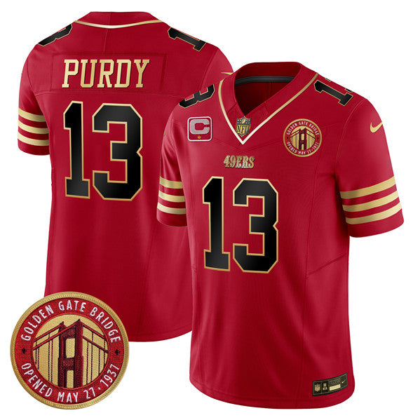 Brock Purdy San Francisco 49ers red FUSE jersey