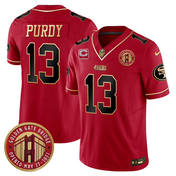 Brock Purdy San Francisco 49ers red FUSE jersey