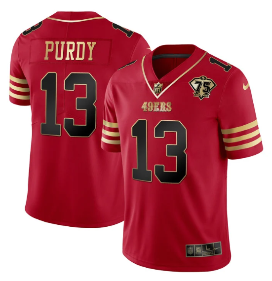 Brock Purdy San Francisco 49ers red jersey