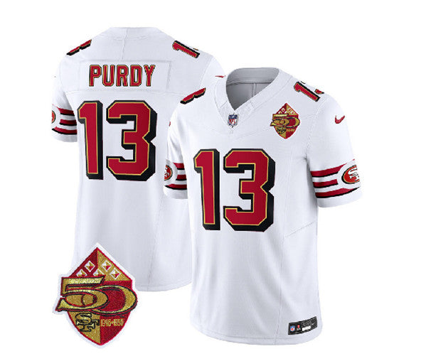 Brock Purdy San Francisco 49ers white FUSE jersey