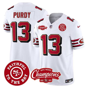 Brock Purdy San Francisco 49ers white FUSE jersey