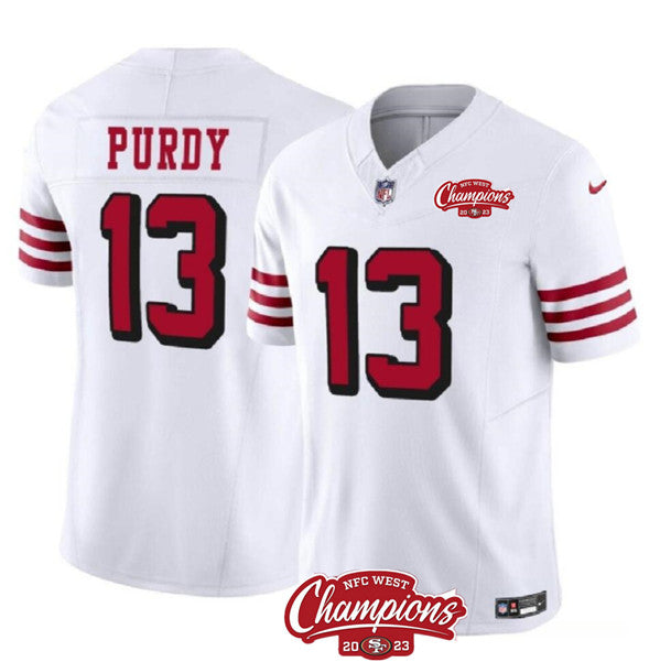 Brock Purdy San Francisco 49ers white FUSE jersey