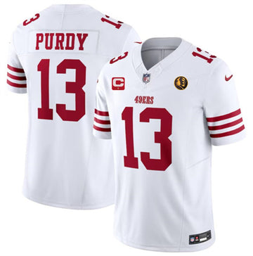 Brock Purdy San Francisco 49ers white FUSE jersey
