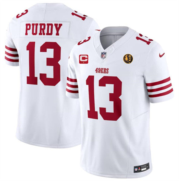 Brock Purdy San Francisco 49ers white FUSE jersey