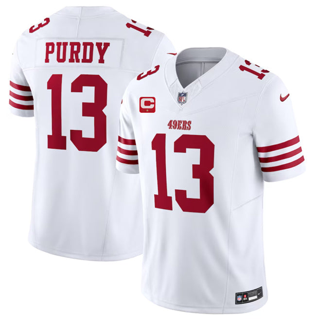 Brock Purdy San Francisco 49ers white FUSE jersey