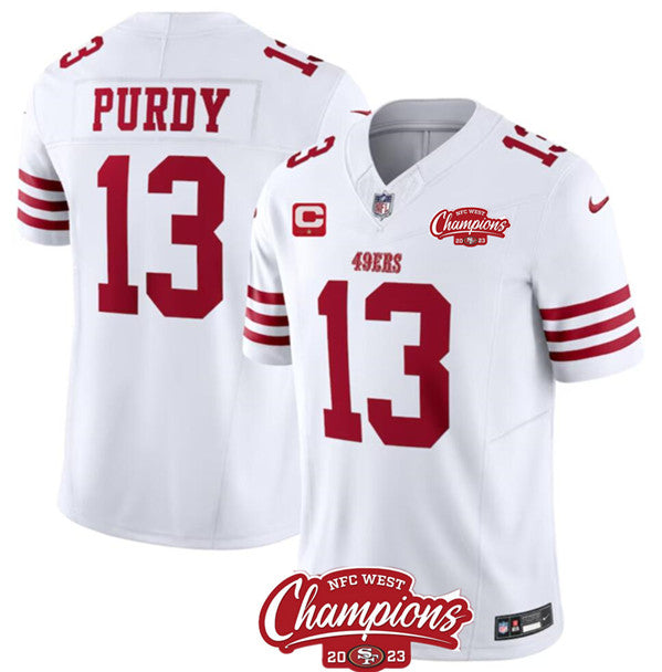 Brock Purdy San Francisco 49ers white FUSE jersey