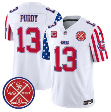 Brock Purdy San Francisco 49ers white FUSE jersey