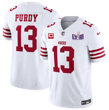 Brock Purdy San Francisco 49ers white FUSE jersey