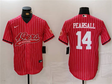 Ricky Pearsall San Francisco 49ers red jersey