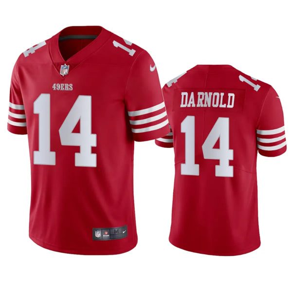 Sam Darnold San Francisco 49ers red jersey