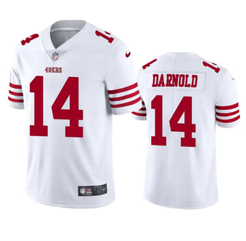 Sam Darnold San Francisco 49ers white jersey