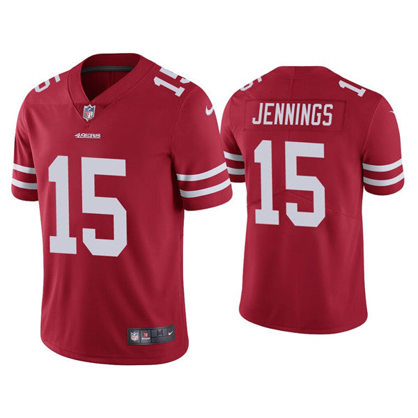 Jauan Jennings San Francisco 49ers red jersey
