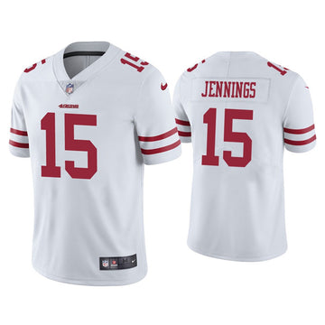 Jauan Jennings San Francisco 49ers white jersey