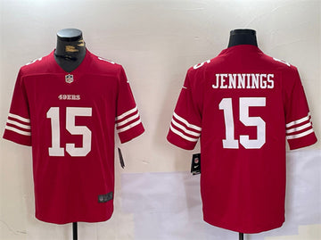 Jauan Jennings San Francisco 49ers red jersey