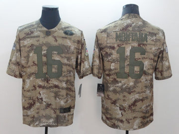 Joe Montana San Francisco 49ers camo Salute To Service jersey
