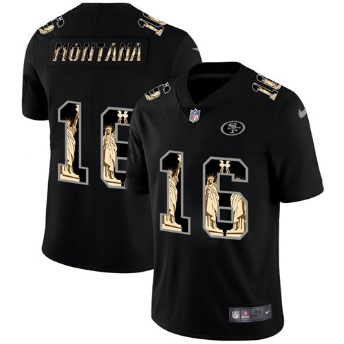 Joe Montana San Francisco 49ers black jersey