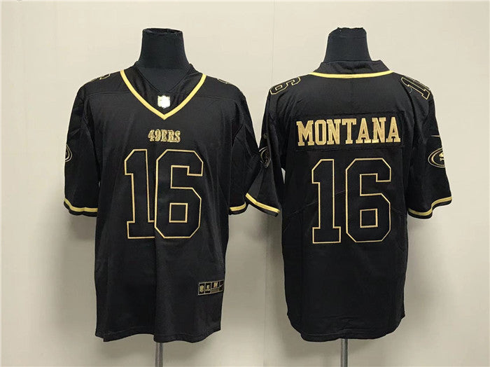 Joe Montana San Francisco 49ers black jersey
