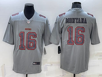 Joe Montana San Francisco 49ers gray Fashion jersey