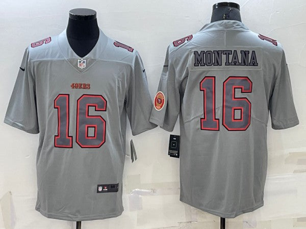 Joe Montana San Francisco 49ers gray Fashion jersey