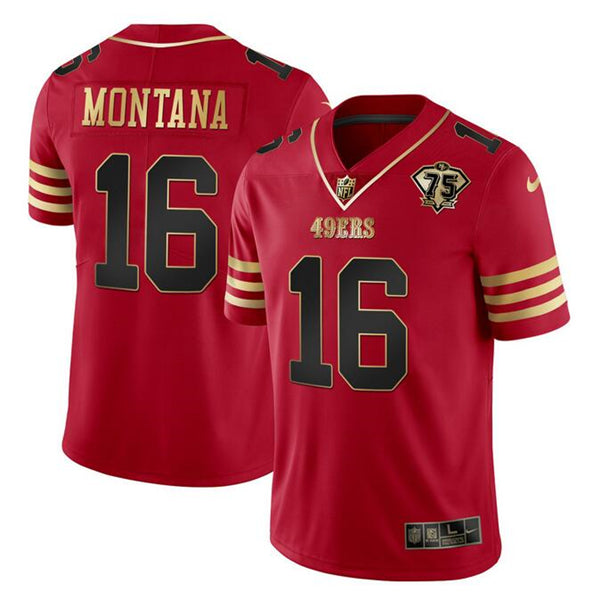 Joe Montana San Francisco 49ers red jersey