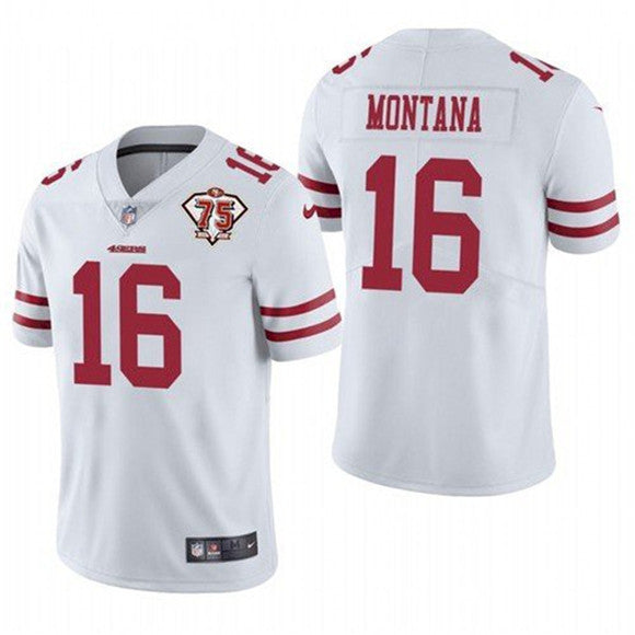 Joe Montana San Francisco 49ers white jersey