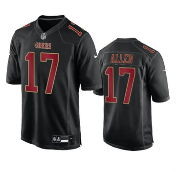 Brandon Allen San Francisco 49ers black Game jersey