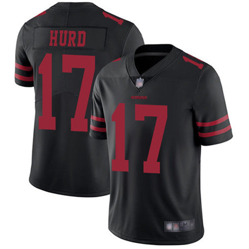 Jalen Hurd San Francisco 49ers black jersey