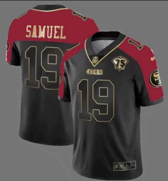 Deebo Samuel Balck With San Francisco 49ers jersey