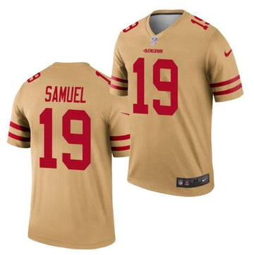 Deebo Samuel San Francisco 49ers golden Inverted Legend jersey