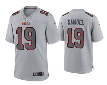 Deebo Samuel San Francisco 49ers gray Game jersey