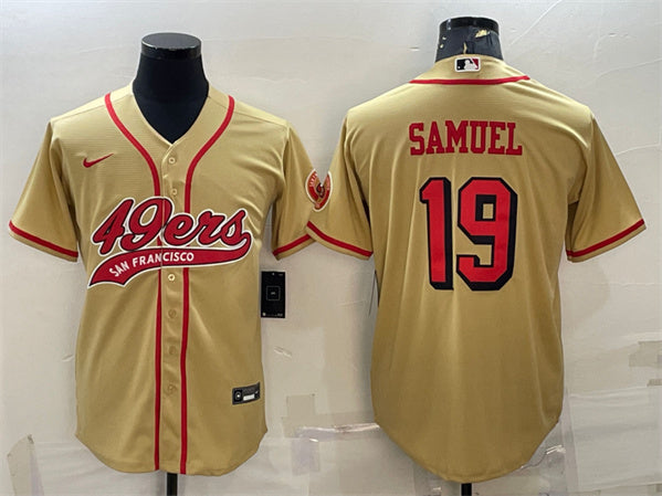 Deebo Samuel New San Francisco 49ers gold jersey