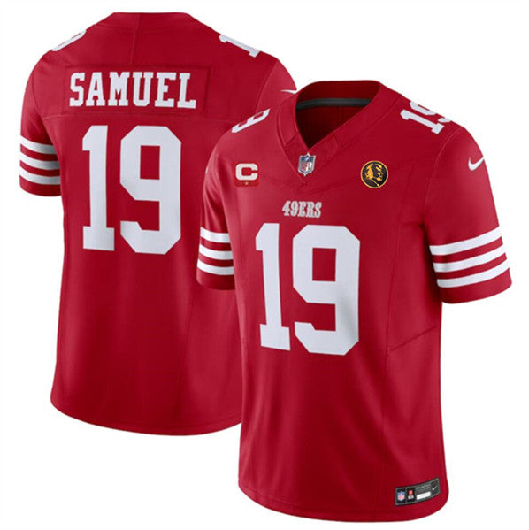 Deebo Samuel San Francisco 49ers red FUSE jersey
