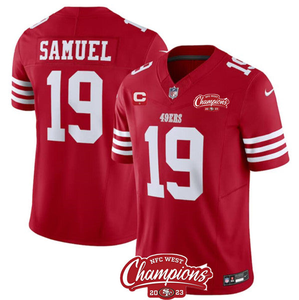 Deebo Samuel San Francisco 49ers red FUSE jersey