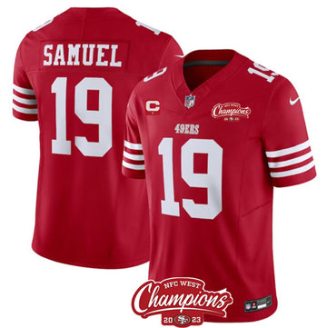 Deebo Samuel San Francisco 49ers red FUSE jersey