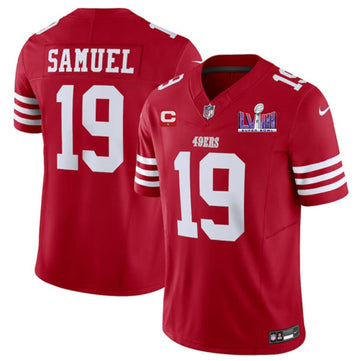 Deebo Samuel San Francisco 49ers red FUSE jersey